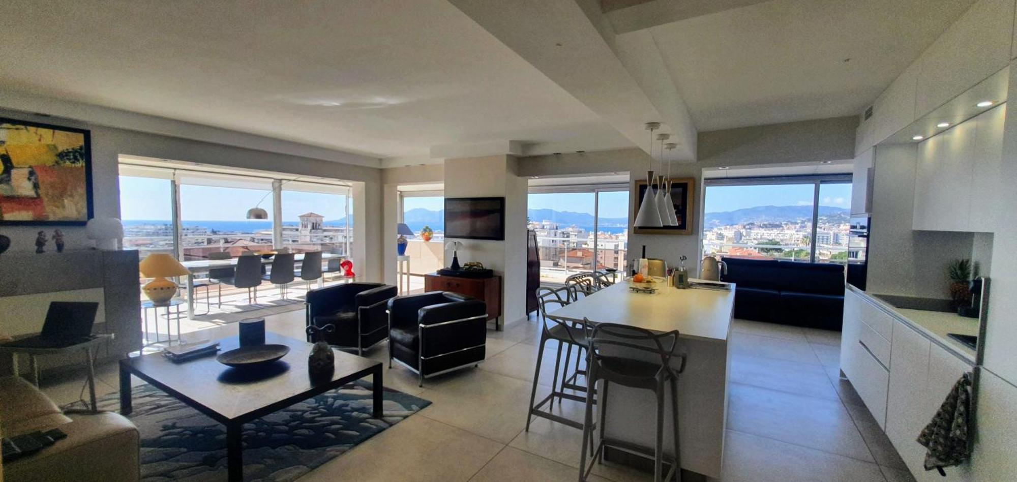 Villa Sur Le Toit - Vue Mer Exceptionnelle 칸느 외부 사진