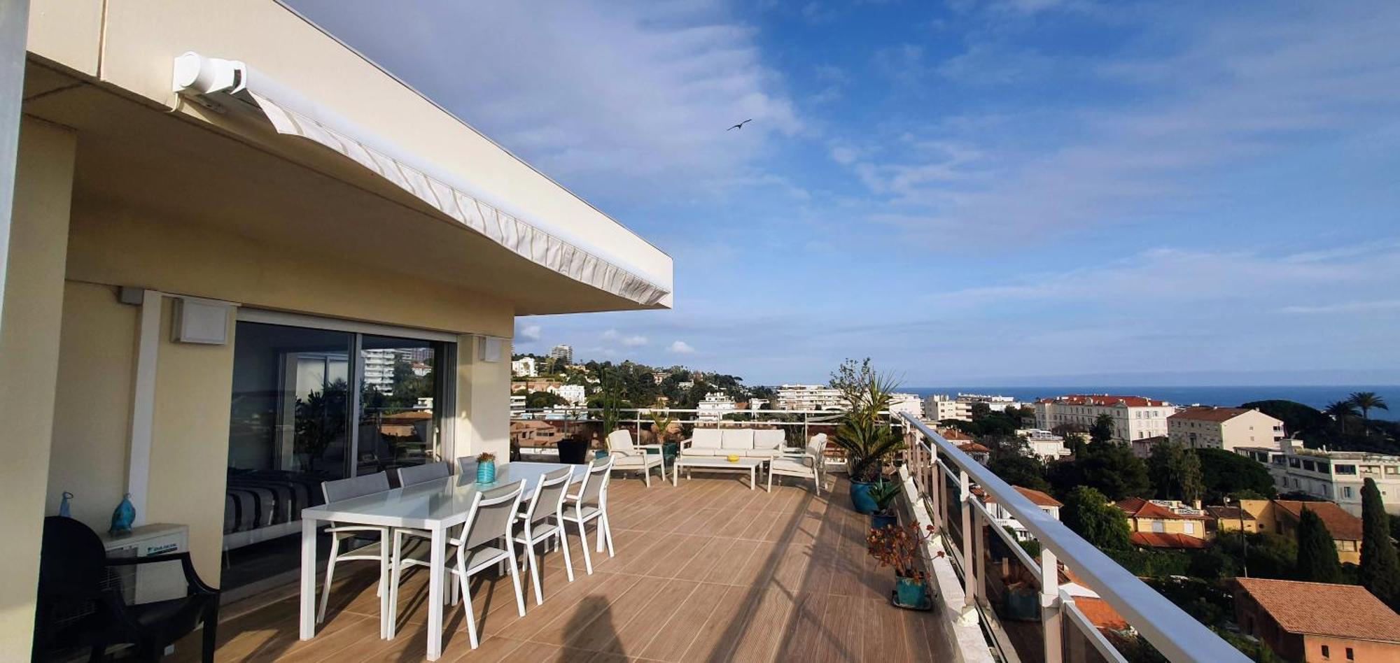 Villa Sur Le Toit - Vue Mer Exceptionnelle 칸느 외부 사진