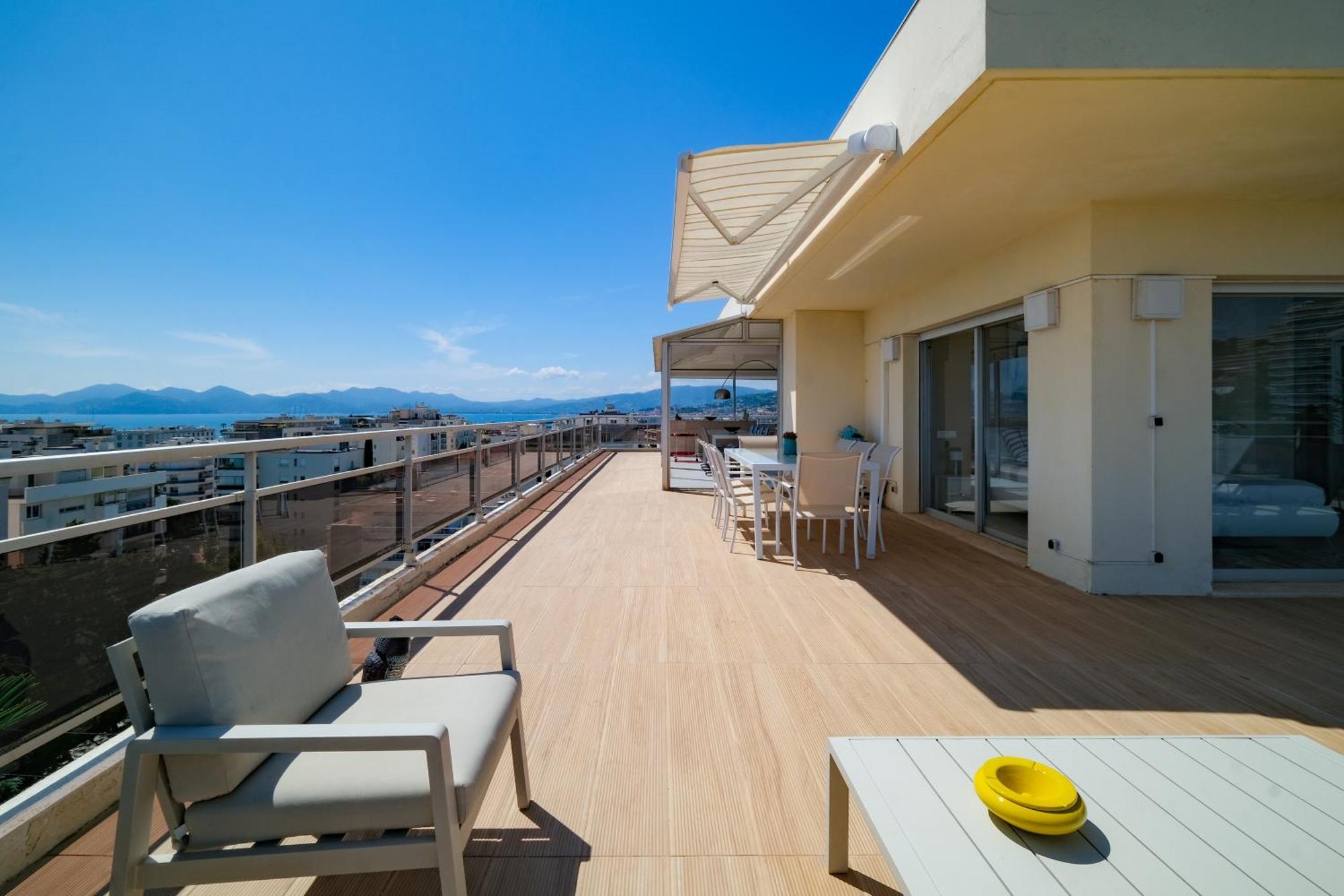 Villa Sur Le Toit - Vue Mer Exceptionnelle 칸느 외부 사진